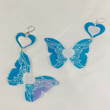 Load image into Gallery viewer, Marina Fini / Butterfly Heart Earrings