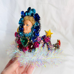 Tiara / Rainbow Jeweled Light-up Vintage Ken Doll