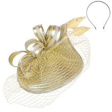 Load image into Gallery viewer, Life of the Party Gilded Fascinator
