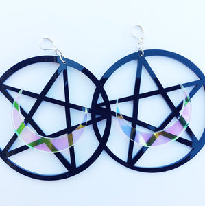 Marina Fini / Luna Pentagram Earrings