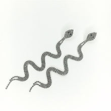Load image into Gallery viewer, Earrings / Rhinestone Snake